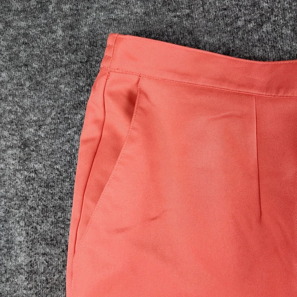 Alfred‎ Dunner Capri Pants Women 16W Tangerine Classic Fit Elastic Waist NWT